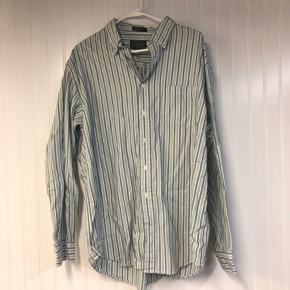 Pendelton Men's Striped Button-Down Long Sleeve Shirt XL - Picture 1 of 4